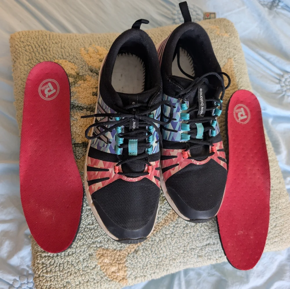 Super Cute New Balance Cush Walking Shoes, 9B, Colorful, Replaced Insoles, GUC - Picture 10 of 11
